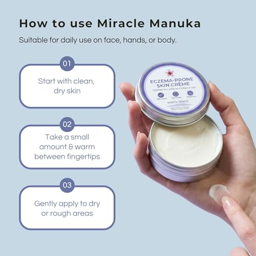 Miracle Manuka Eczema Cream for Dry Skin - Product Imagery