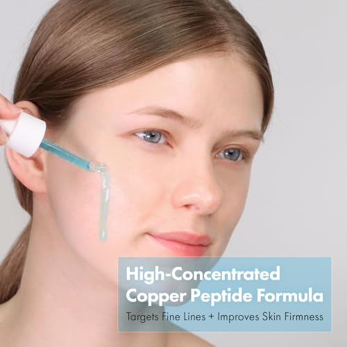 TOSOWOONG Copper Peptide Face Serum, Anti-Aging for Fine Lines, - Product Imagery