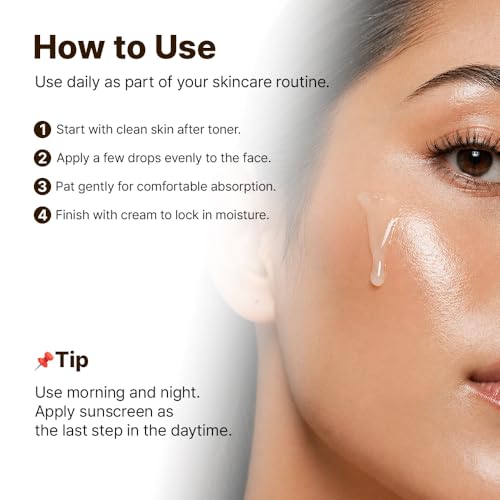 Licorne Vegan Rice Serum Korean Serum For Face With AHA PHA, - Product Imagery