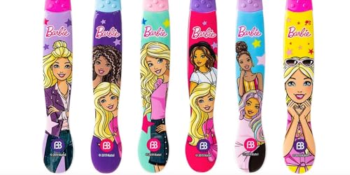 Brush Buddies 6 Pack Barbie Toothbrushes for Kids, Children's - Product Imagery