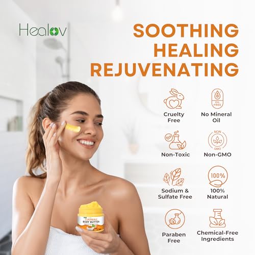 Turmeric Face Cream – All Natural Skin Brightening Cream – - Product Imagery