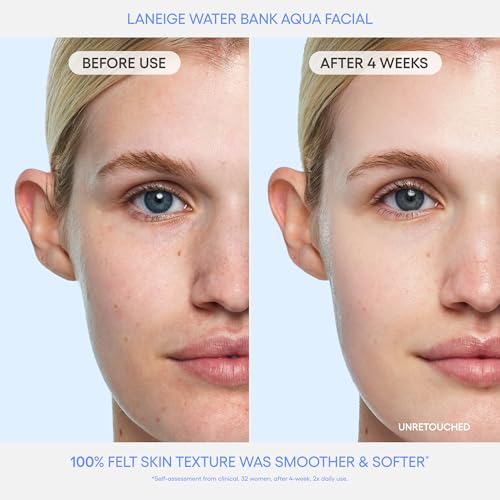 LANEIGE Water Bank Aqua Facial Serum | K-Beauty Exfoliating & - Product Imagery