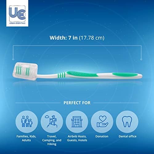 Urban Essentials Bulk Toothbrush Package with Covers | Premium - Product Imagery
