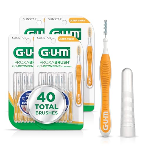 GUM Proxabrush Go-Betweens Ultra Tight Brushes, 10 Count (4 Pack) - Product Imagery