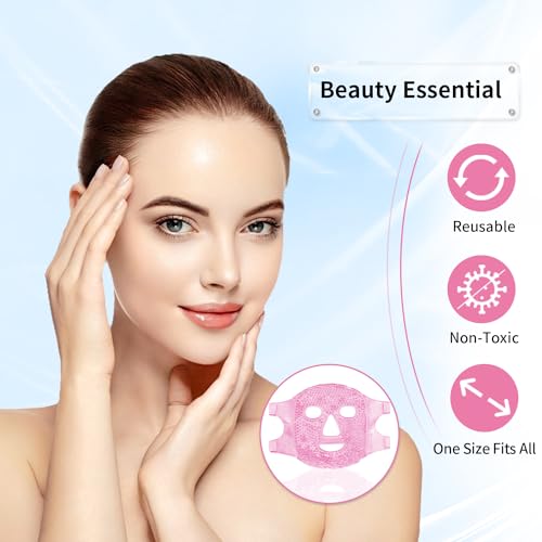 Cold Face Eye Masks Ice Face Mask Hot Cold Compress - Product Imagery