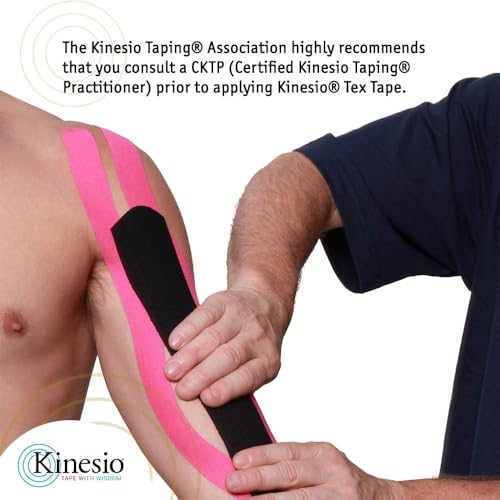 2" Kinesio® Tex Gold W/R Black FP Bulk - Product Imagery