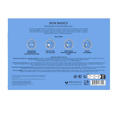 Holler & Glow Skin Basics Skincare Set - Ice Roller, Mask, Face - Product Imagery