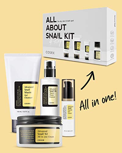 COSRX All About Snail Set + Hydrogel Mask 3EA- Travel Essentials - Product Imagery