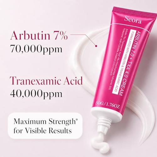 Korean Brightening Cream for Face & Body, Arbutin And Tranexamic - Product Imagery