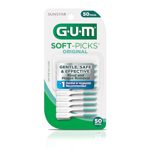 GUM Soft-Picks Original Interdental Picks, 50 Count (6 Pack) - Product Imagery