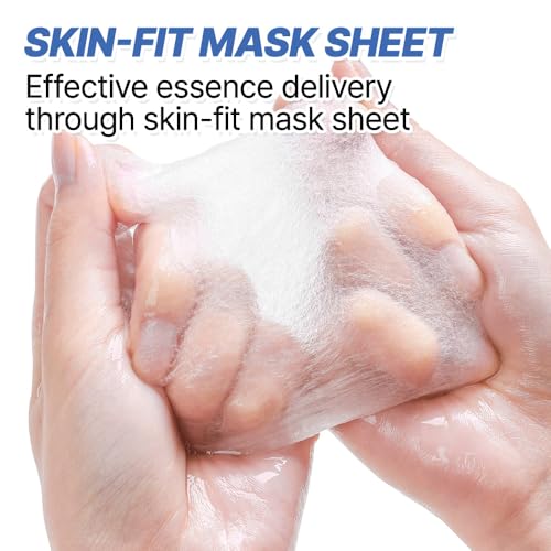 NEXTBEAU Solution Sheet Mask Variety Pack, 10 Count (5 Types x 2 - Product Imagery