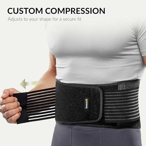 BraceUP Back Support Belt for Men and Women - Breathable Waist - Product Imagery