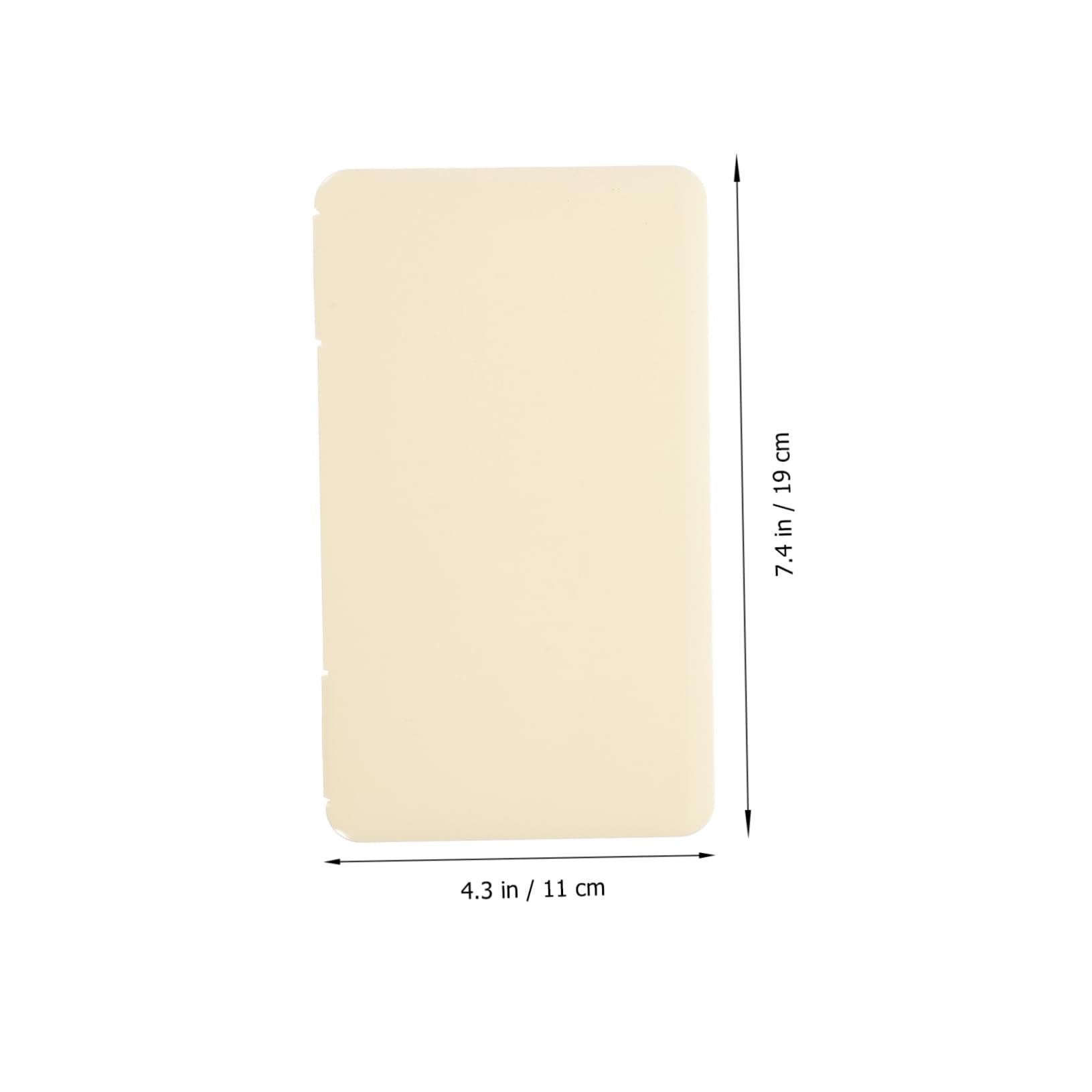 BESTYASH Large Capacity Eyelash Case, 2Pcs PP Lash Tray Organizer Beige
