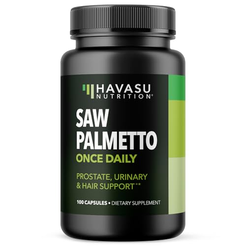 Saw Palmetto for Men Prostate Health Supplement, 500mg Per - Product Imagery