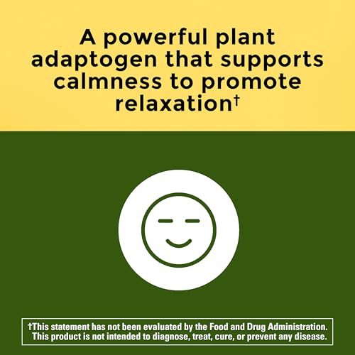 Nature Made Ashwagandha Capsules 125mg for Stress Support, 60 - Product Imagery