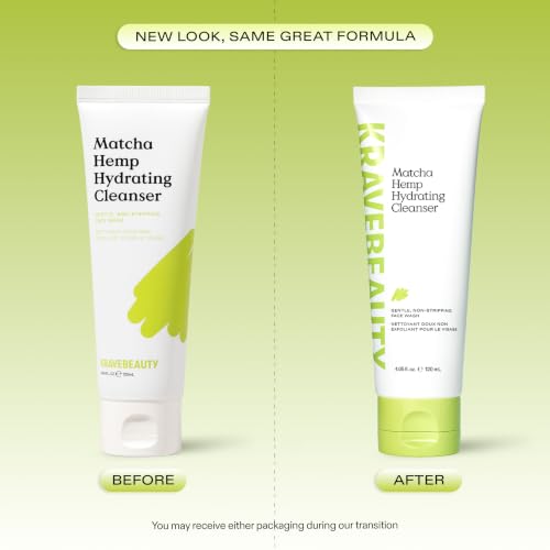 KraveBeauty Matcha Hemp Hydrating Cleanser for Sensitive Skin, 2 - Product Imagery