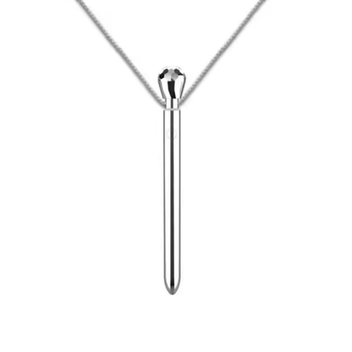 Toodoumama 2 in 1 Portable Mini Pendant Necklace, Wearable Personal Massager, Personalized Bar Y-Necklaces for Daily Rel