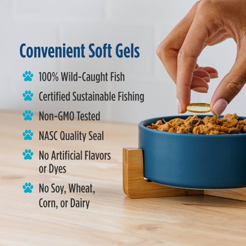 Nordic Naturals Omega-3 Fish Oil for Dogs with EPA + DHA - 180 - Product Imagery