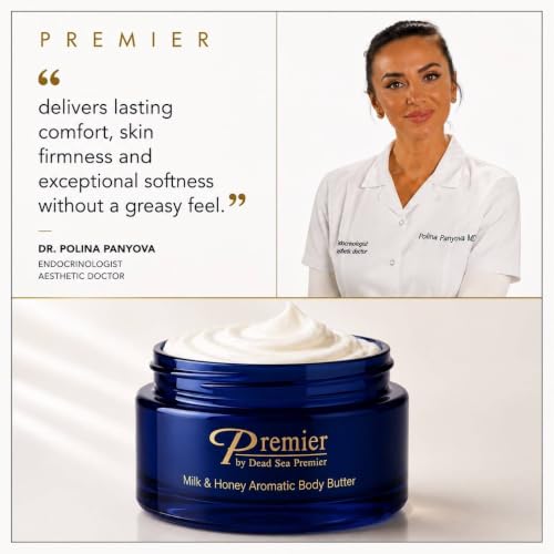 Premier Dead Sea Anti-Aging Body Cream - Milk & Honey 5.95 Fl Oz - Product Imagery