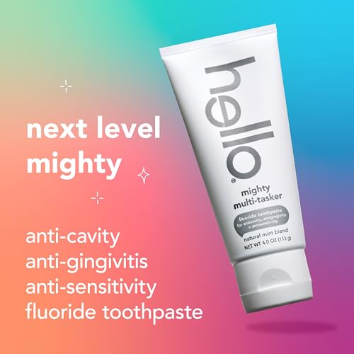 hello 8-in-1 Mighty Multi-Tasker Fluoride Toothpaste, Mint, 2 - Product Imagery