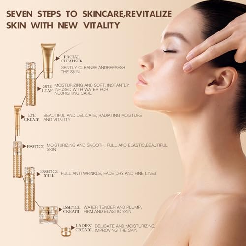 Luxurious Hydrating Skincare Gift Set with Cordyceps Extract - - Product Imagery