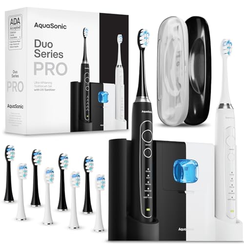 Aquasonic Duo Series PRO UV - ADA Accepted Electric Toothbrushes - Product Imagery