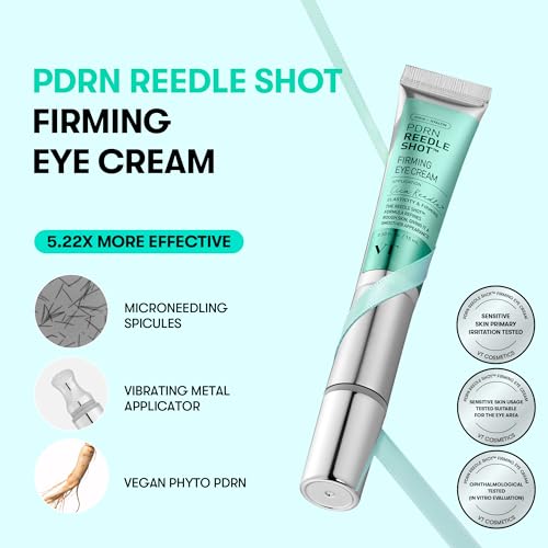 VT COSMETICS PDRN Reedle Shot Eye Cream, Vibrating Eye - Product Imagery