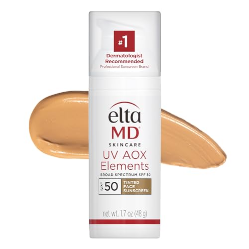 UV AOX Elements Tinted Mineral Face Sunscreen Lotion, Tinted - Product Imagery
