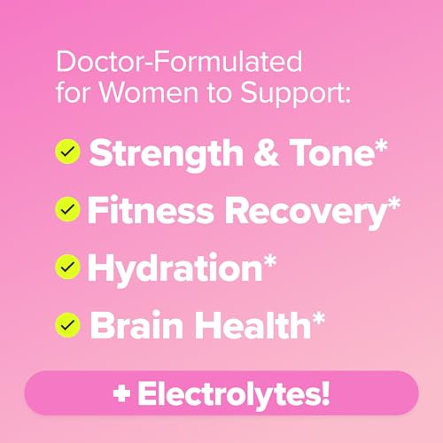 FLO Women's Creatine + Electrolytes for Strength & Tone – 30 - Product Imagery