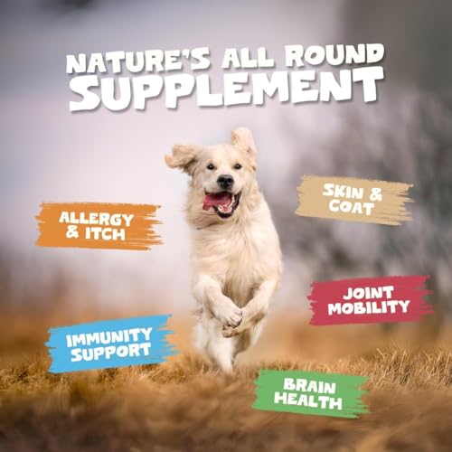 Pets Purest Salmon Oil for Dogs, Cats, Horses, Ferrets & Pets - - Product Imagery