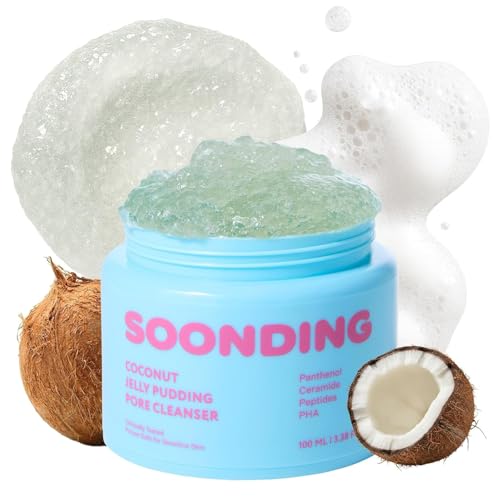 Coconut Jelly Pudding Cleanser | Deep Pore Cleansing & Gentle - Product Imagery