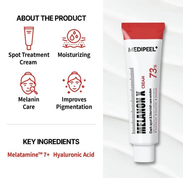 Medi-Peel Melanon X Cream 1.01 fl oz, Reduce Dark Spots, - Product Imagery