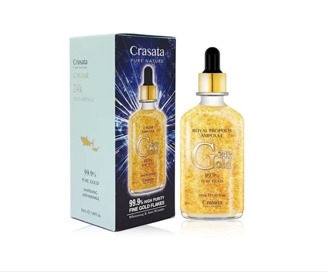 CAVIAR 24k GOLD AMPOULE Korean Beauty Product. Royal Propolis - Product Imagery