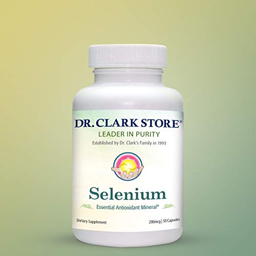Dr. Clark Selenium Supplement 200 Mcg - Dietary Capsules with - Product Imagery