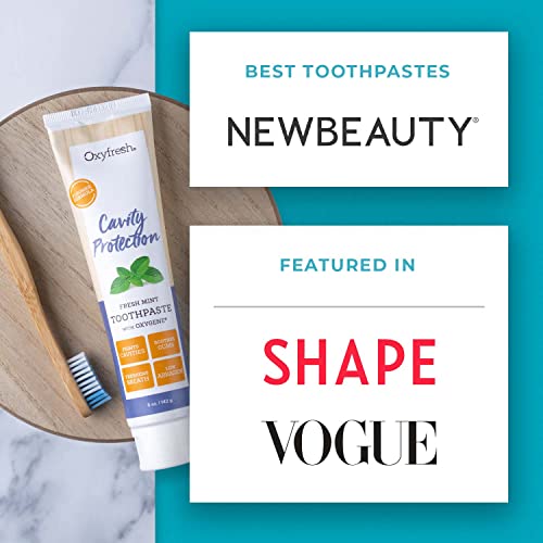 Oxyfresh Premium Cavity Protection – Fresh Mint Fluoride - Product Imagery