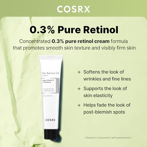 COSRX Retinol 0.3% Cream, Anti-Aging Eye & Neck Cream (0.67 - Product Imagery