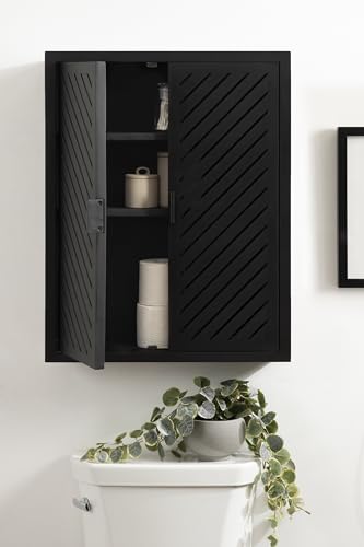 Kate and Laurel Mezzeta Decorative Modern Two-Door Floating - Product Imagery