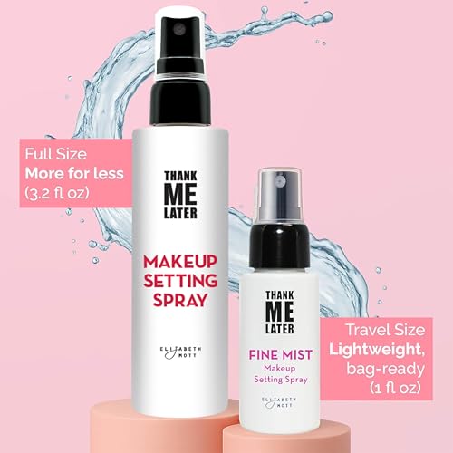 Elizabeth Mott Thank Me Later 3-in-1 Dewy Makeup Setting Spray, - Product Imagery