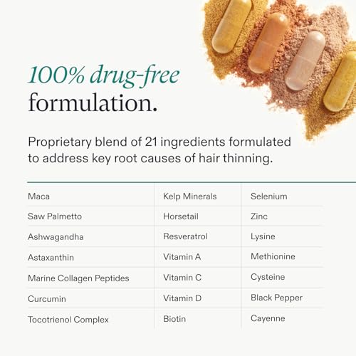 Nutrafol Women's Balance Hair Growth Supplements, Age 45+, - Product Imagery