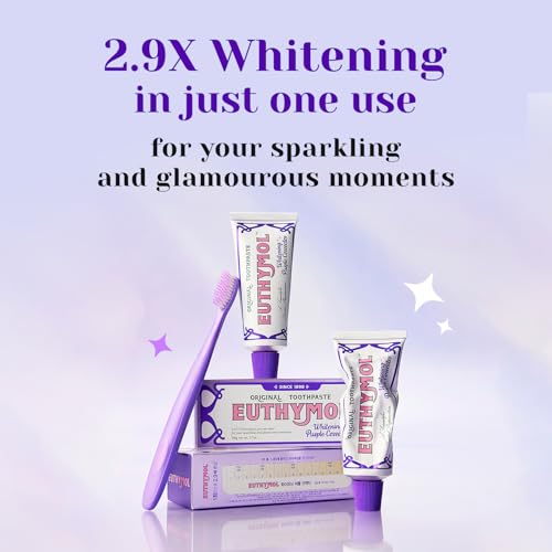 EUTHYMOL Purple Whitening Toothpaste, Instant Brightening | 3.7 - Product Imagery