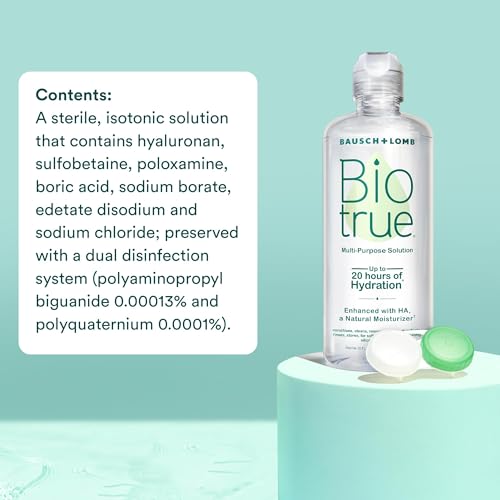 Biotrue Multi-Purpose Contact Lens Solution with Case, 10 Fl oz - Product Imagery
