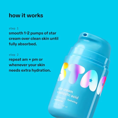 Starface Star Cream® Blue Lightweight Face Moisturizer, 1.7 fl oz - Product Imagery