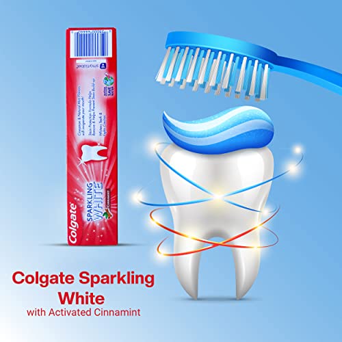 Colgate Cinnamint Fluoride Toothpaste with Cinnamon and Natural - Product Imagery