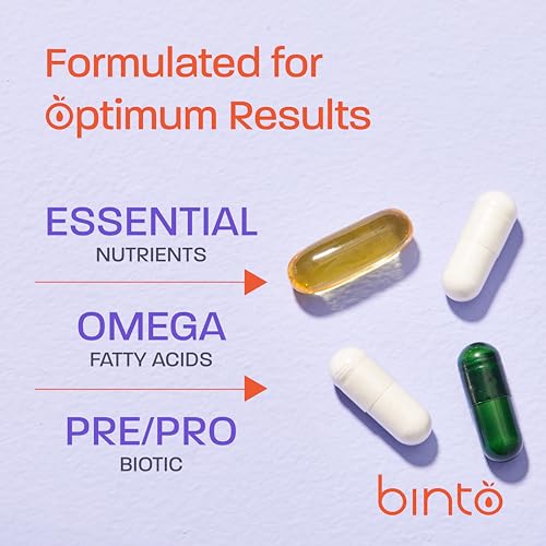 Binto Prenatal Kit - 4-in-1 Supplements for Healthy Mom & Baby - - Product Imagery