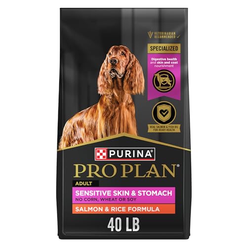 Purina Pro Plan Sensitive Skin and Stomach Dog Food Dry, Adult - Product Imagery