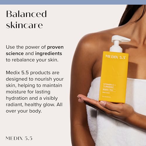 MEDIX Vitamin C Cream + Niacinamide Brightening Body Lotion | - Product Imagery