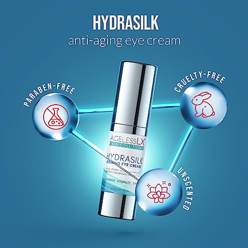 AgelessLX - Hydrasilk Eye Cream - Firming Under Eye Cream for - Product Imagery