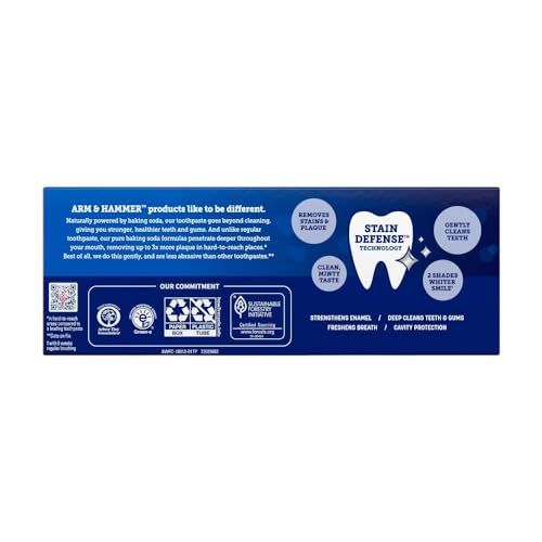 ARM & Hammer Advance White Baking Soda & Peroxide Toothpaste, - Product Imagery