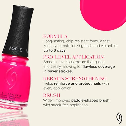 China Glaze CG Nail Polish Set – Rose Among Thorns Hot Pink Nail - Product Imagery