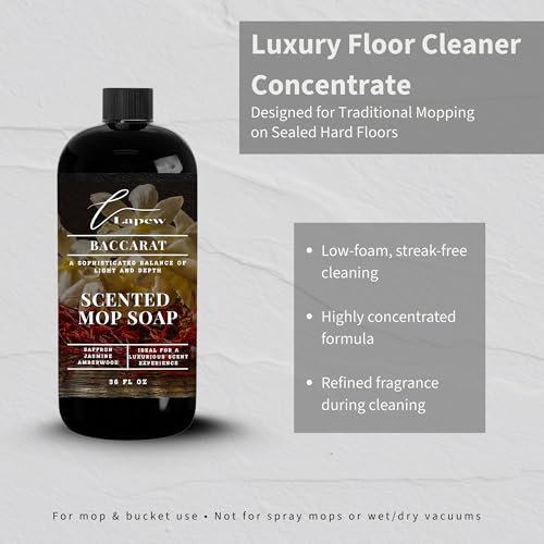 Lapew Baccarat Scented Mop Soap - Luxury Floor Cleaner - Product Imagery